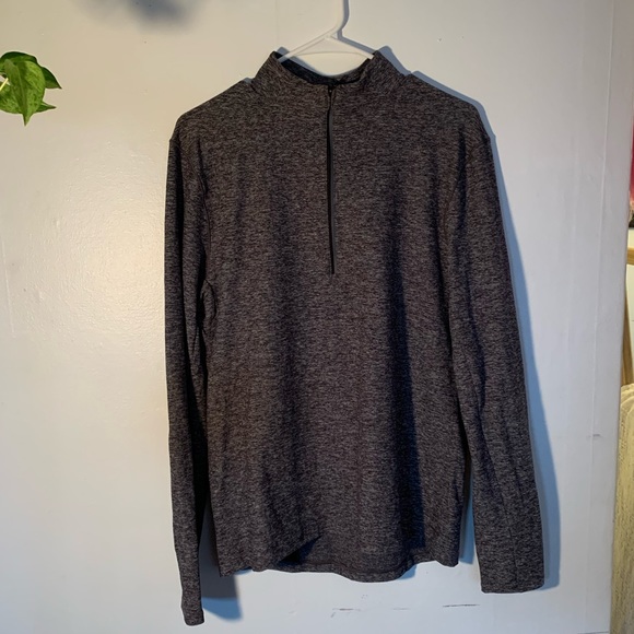 Lululemon Running Surge Warm Half-Zip - Men’s - Medium - Gray - Picture 1 of 7